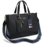 Tommy Hilfiger Shoulder Handbag For Women Black
