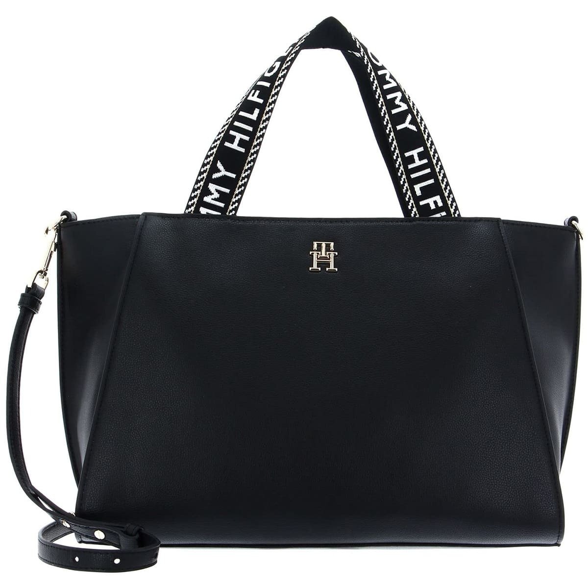 image (1) Tommy Hilfiger Shoulder Handbag For Women Black - الصورة 1