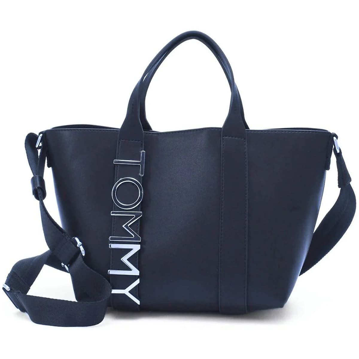 image (5) Tommy Hilfiger Shoulder Handbag For Women Navy - الصورة 1